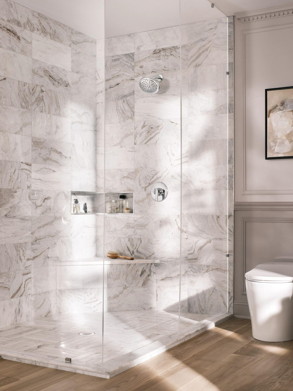 Moen Doux M CORE 3 Series 1 Handle Eco Performance Tub and Shower Trim Kit in Chrome - UTS3203EP