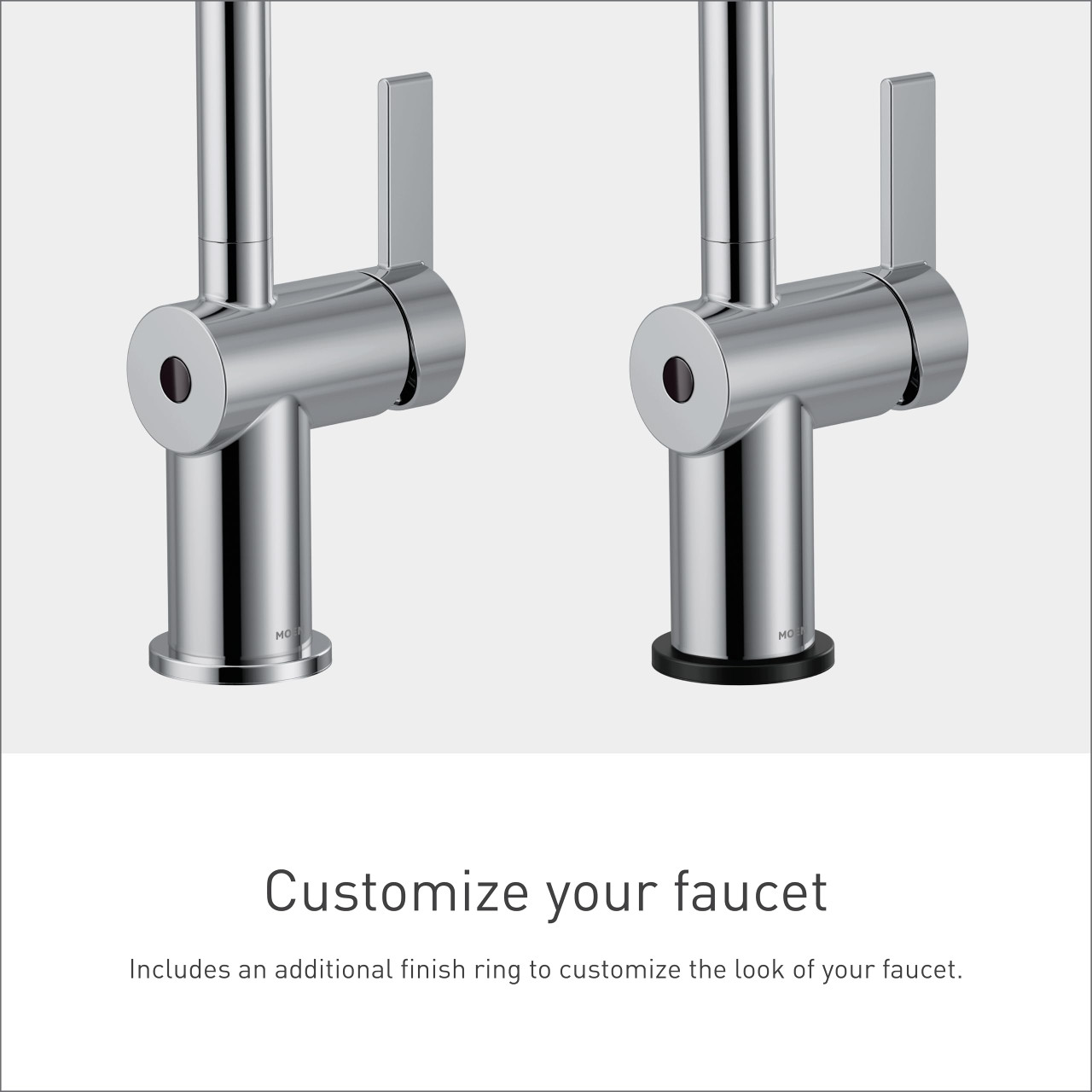 Moen Cia Motionsense Wave Sensor Touchless One Handle Pulldown Kitchen Faucet Featuring Power Clean Includes Optional Accents in Chrome - 7622EWC