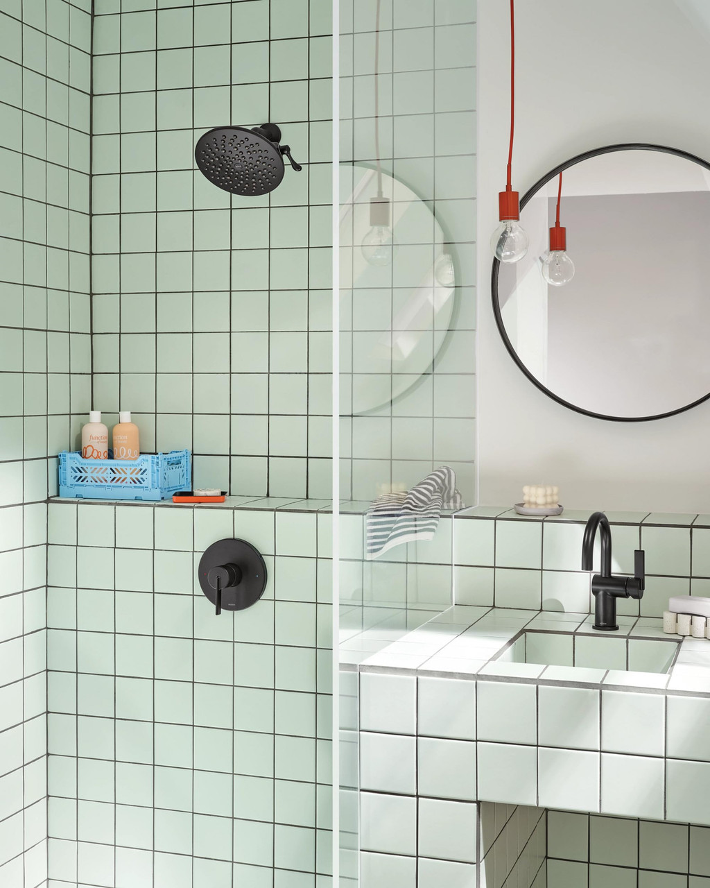 Moen Cia M CORE 3 Series 1 Handle Shower Trim Kit in Matte Black - UT3362BL