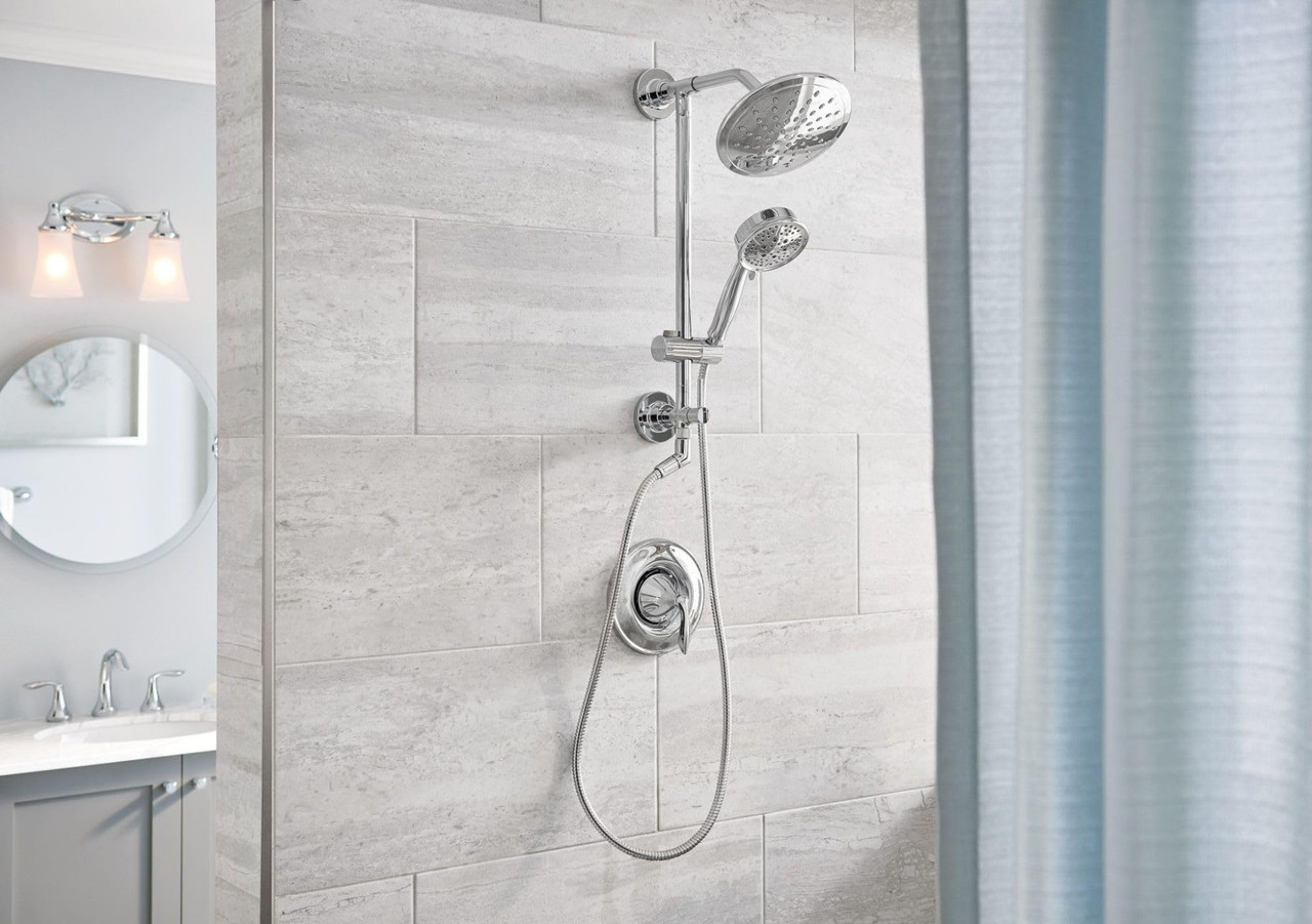 Moen Shower Only System with Rainshower Showerhead without Valve in Chrome - T2232EP