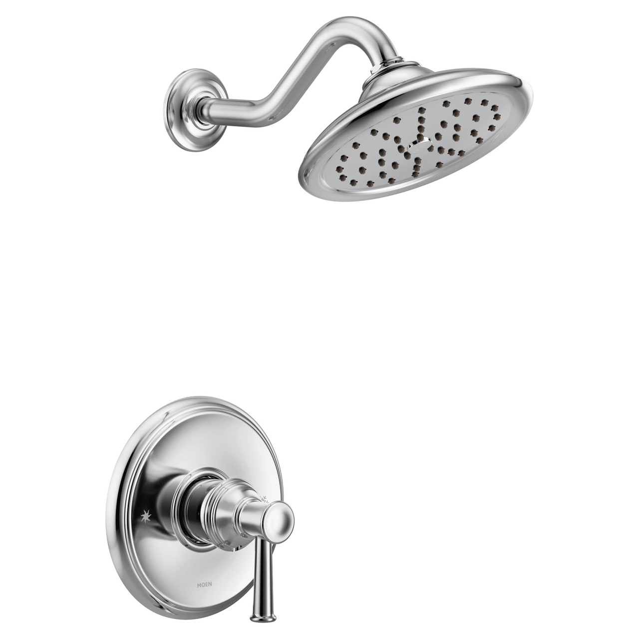 Moen Belfield M CORE 3 Series 1 Handle Shower Trim Kit in Chrome - UT3312