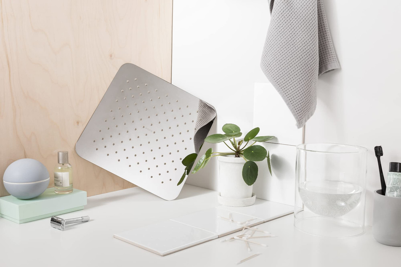 Moen 12 Inch Eco Performance Razor Thin Rainshower Shower Head in Chrome - S1004EP