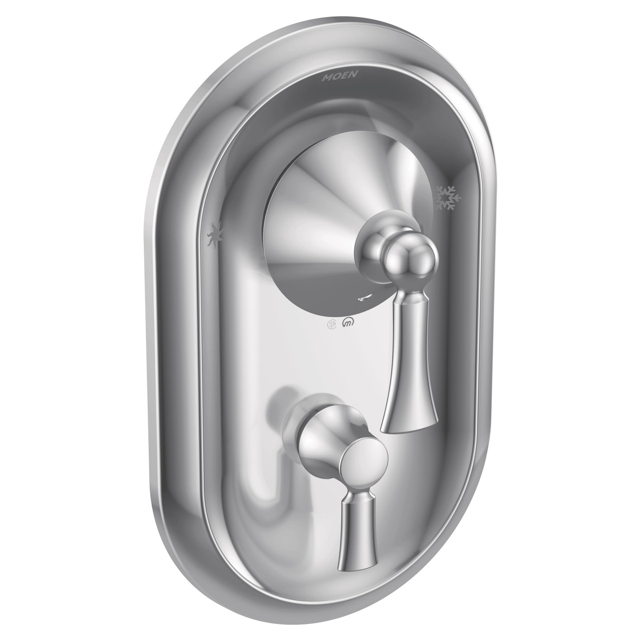 Moen Wynford Posi Temp with Built in 3 Function Transfer Valve Trim Kit in Chrome - T4500