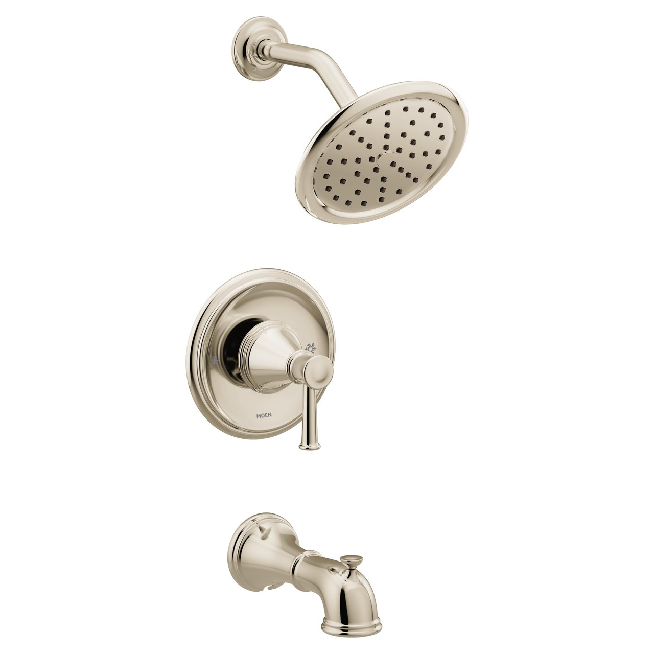 Moen Belfield Posi Temp Tub/Shower Trim Kit Polished in Polished Nickel - T2313NL