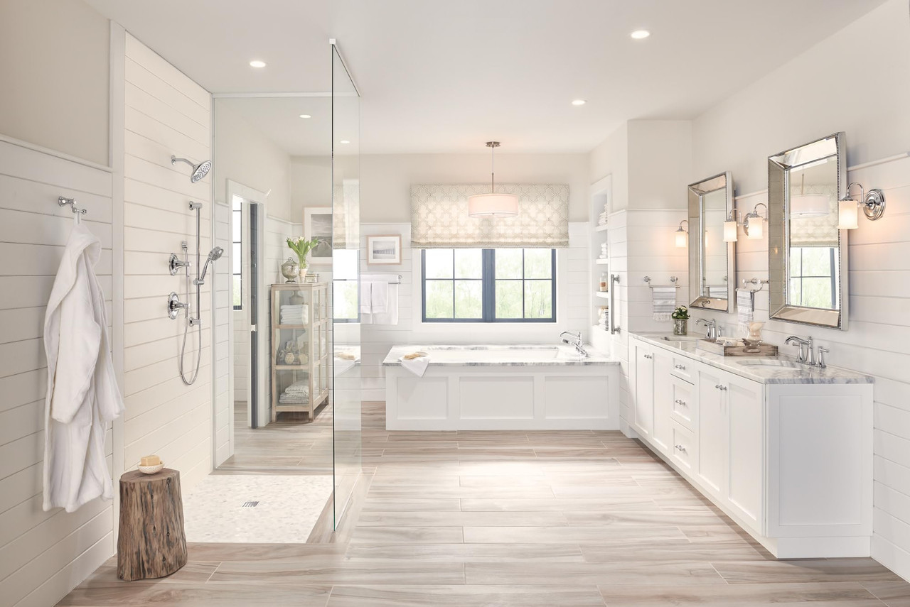 Moen Belfield Posi Temp Tub/Shower Trim Kit Without Valve in Brushed Nickel - T2313BN