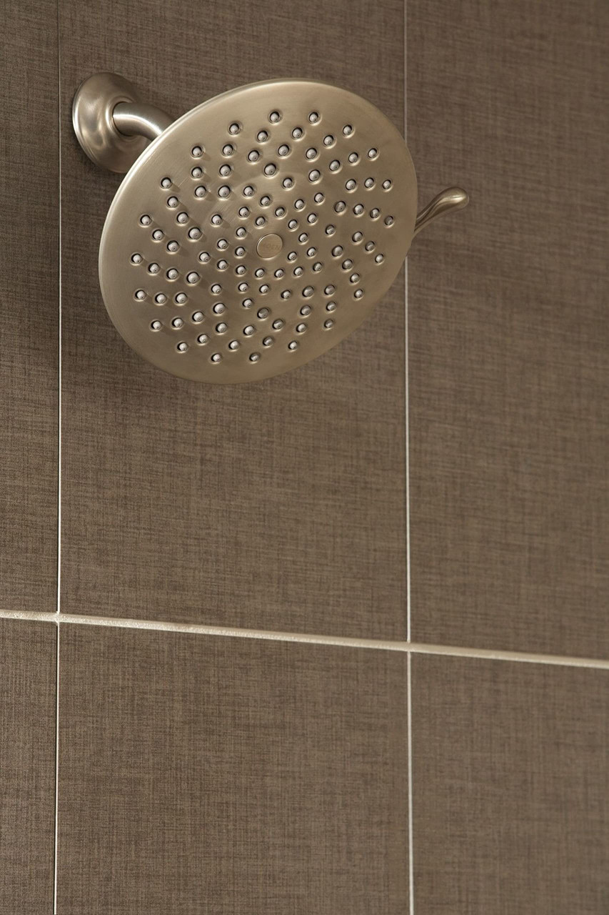 Moen Velocity Eco Performance Two Function Rain Shower Shower Head with Immersion Technology 8 Inch in Brushed Nickel - S6320EPBN