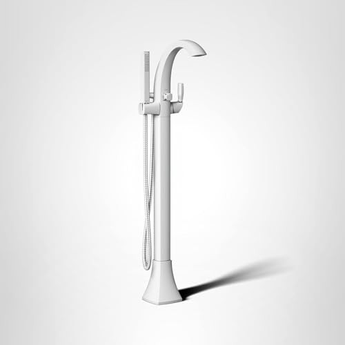 Moen 695 Voss One Handle Freestanding Floor Mount Tub Filler with Handshower in Chrome - 695