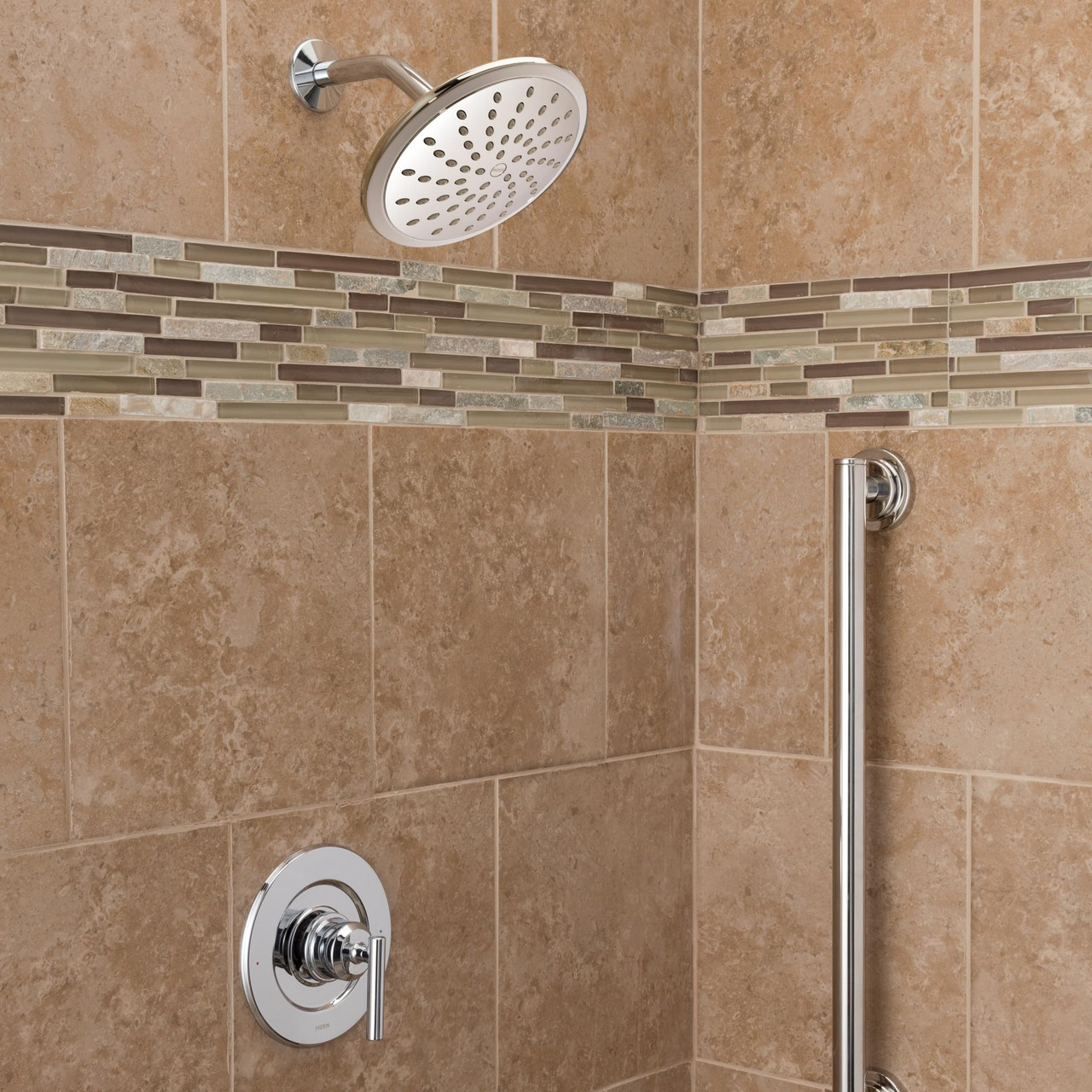 Moen Gibson M CORE 2 Series 1 Handle Shower Trim Kit in Chrome - UT2902NH