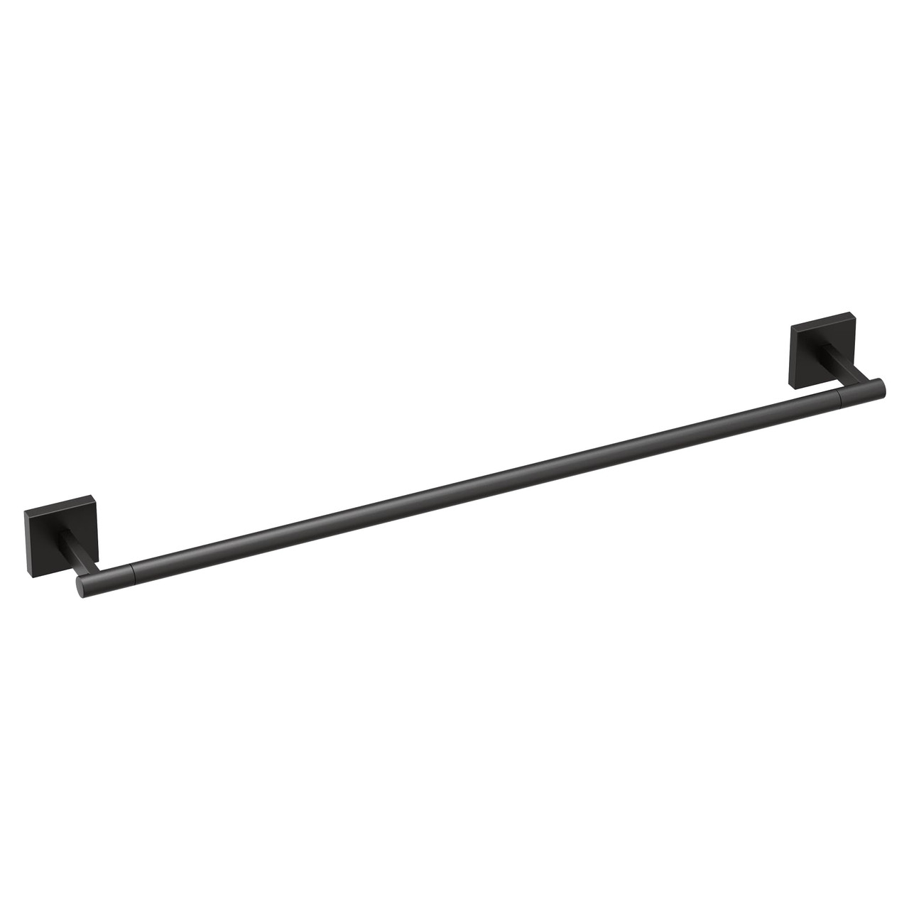 Moen Triva 24" Bathroom Towel Bar in Matte Black - BP1824BL