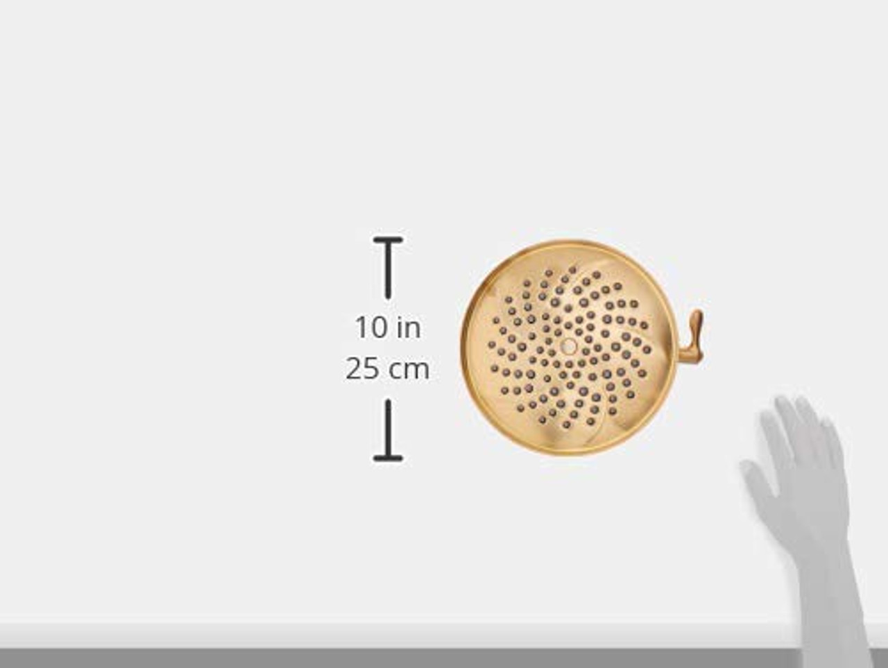 Moen Isabel 8 Inch Two Function Showerhead with Immersion Technology in Brushed Gold - S1311BG