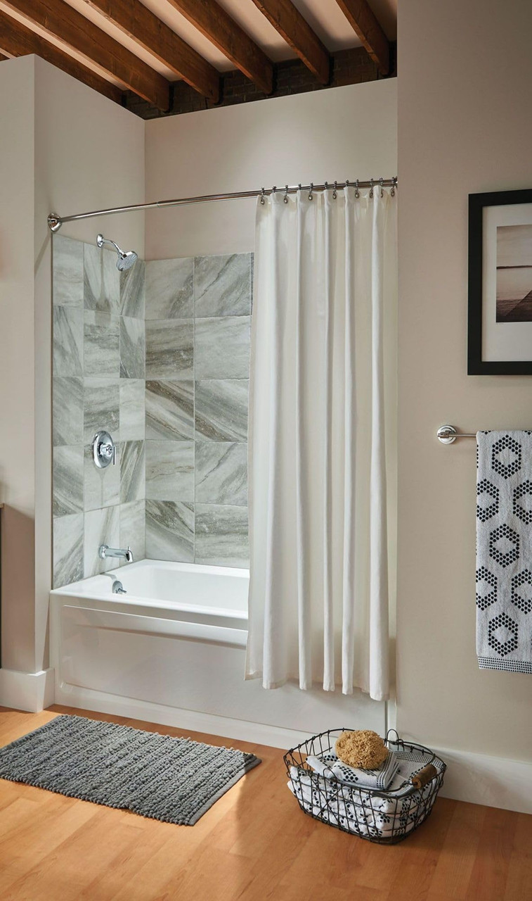 Moen Eva 3 Light Dual Mount Bath Bathroom Vanity Fixture with Frosted Glass in Chrome - YB2863CH