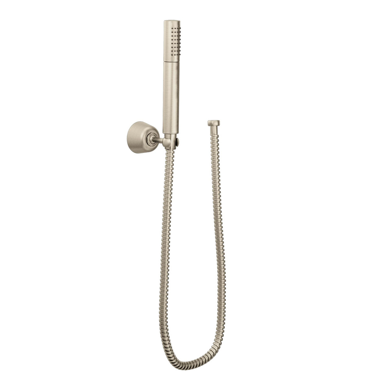 Moen Fina Eco Performance Handheld Showerhead with Wall Bracket and 69 Inch Long Hose in Brushed Nickel - S11705EPBN