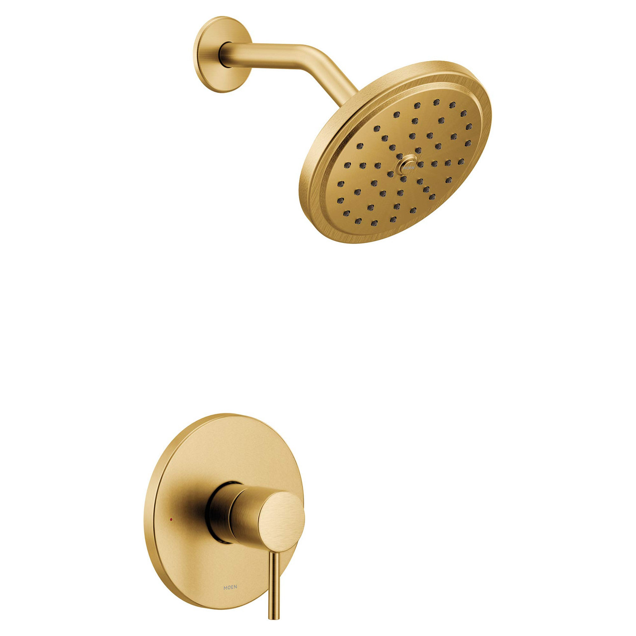 Moen M CORE 3 Series 1 Handle Eco Performance Shower Trim Kit in Brushed Gold - UT3292EPBG