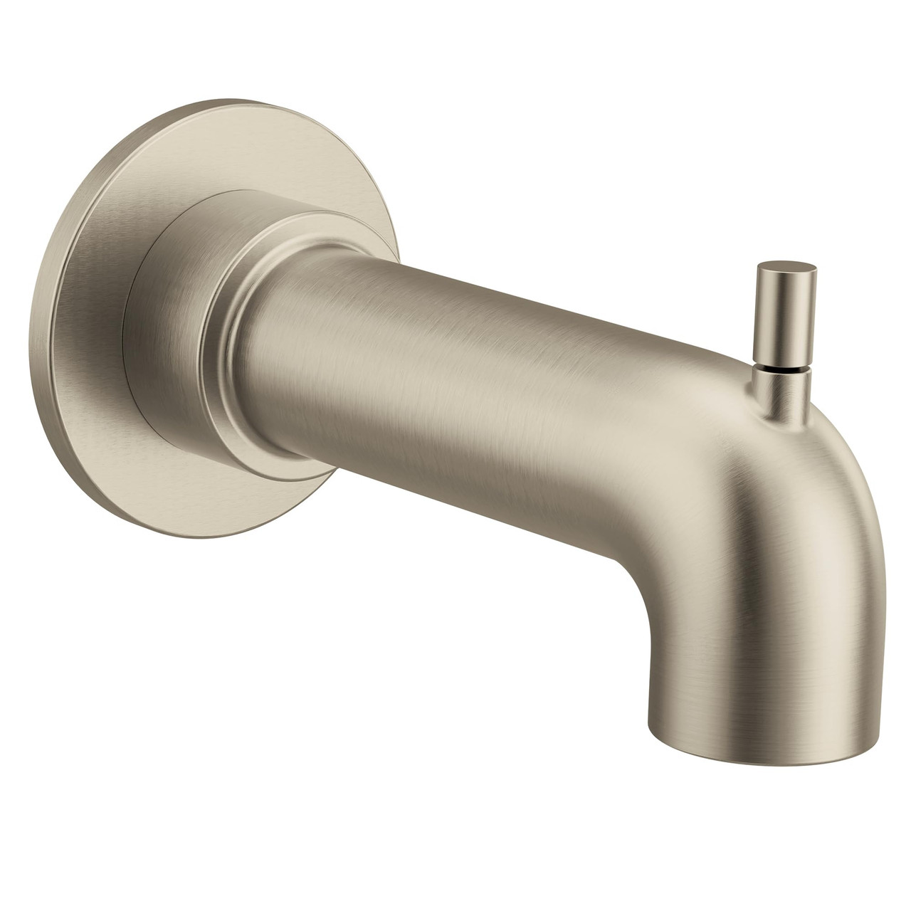 Moen Cia Diverter Tub Spout with Slip fit CC Connection in Brushed Nickel - 3346BN