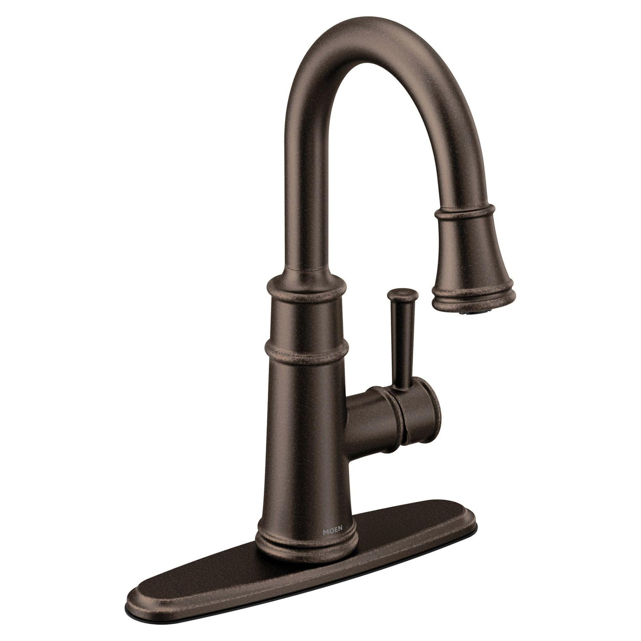Moen Belfield One Handle Pulldown Bar Faucet with Power Clean Featuring Reflex in Oil Rubbed Bronze - 6260ORB
