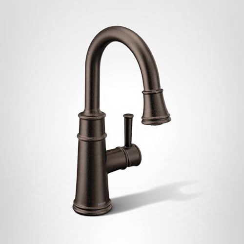 Moen Belfield One Handle Pulldown Bar Faucet with Power Clean Featuring Reflex in Oil Rubbed Bronze - 6260ORB
