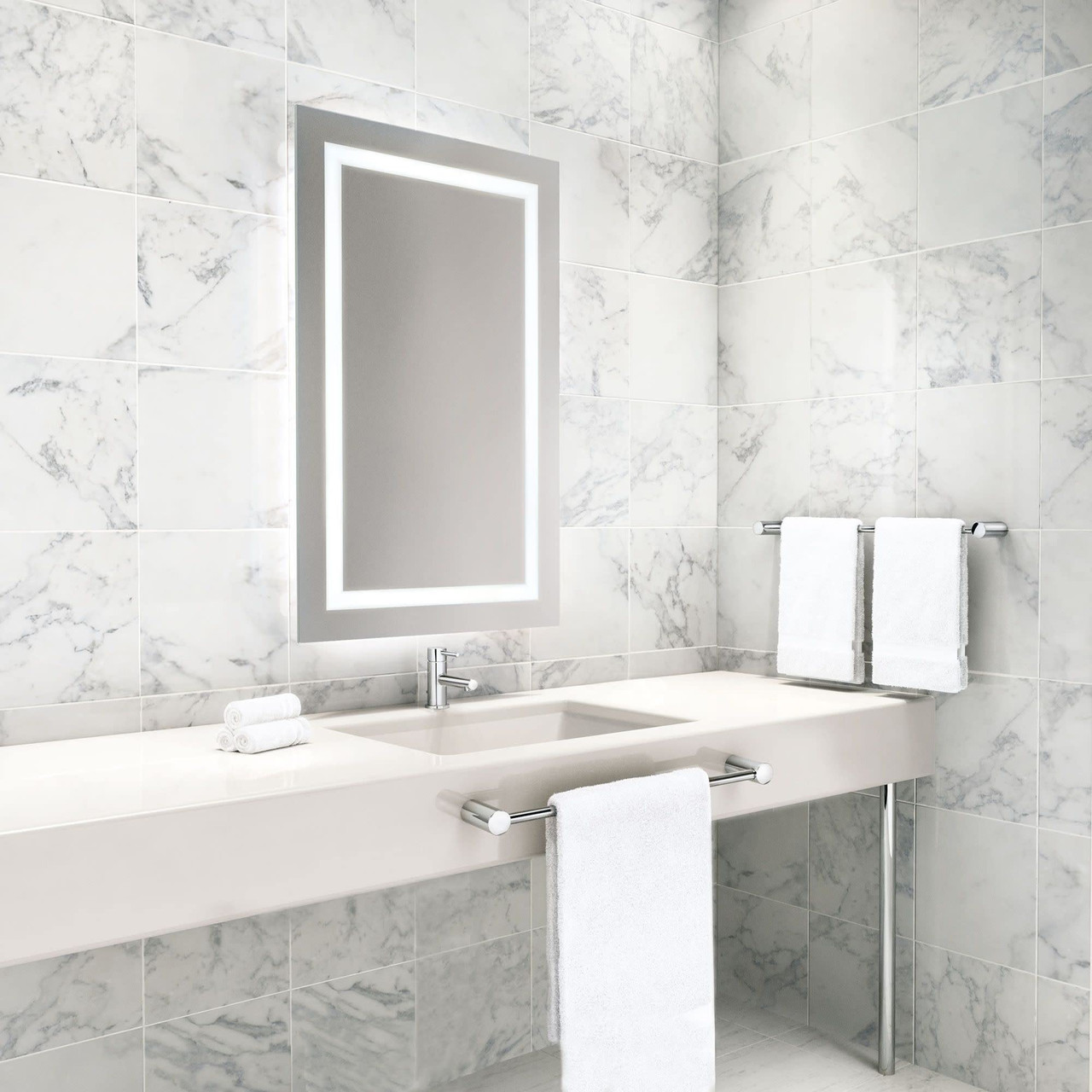 Moen One Handle Single Hole Low Profile Modern Bathroom Faucet with Drain Assembly 6191 in Chrome - 6191