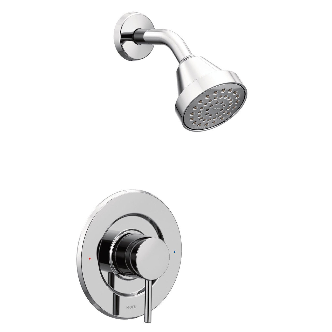 Moen Posi Temp Pressure Balancing Eco Performance Modern Shower Trim Kit in Chrome - T2192EP