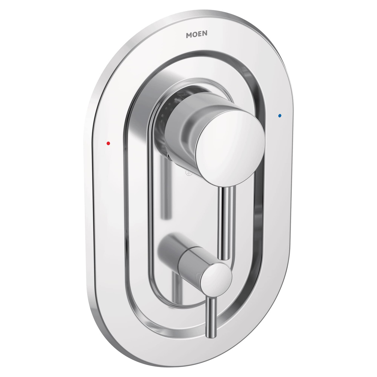 Moen Posi Temp Shower Valve with Built in 3 Function Transfer Valve Trim Kit in Chrome - T2190
