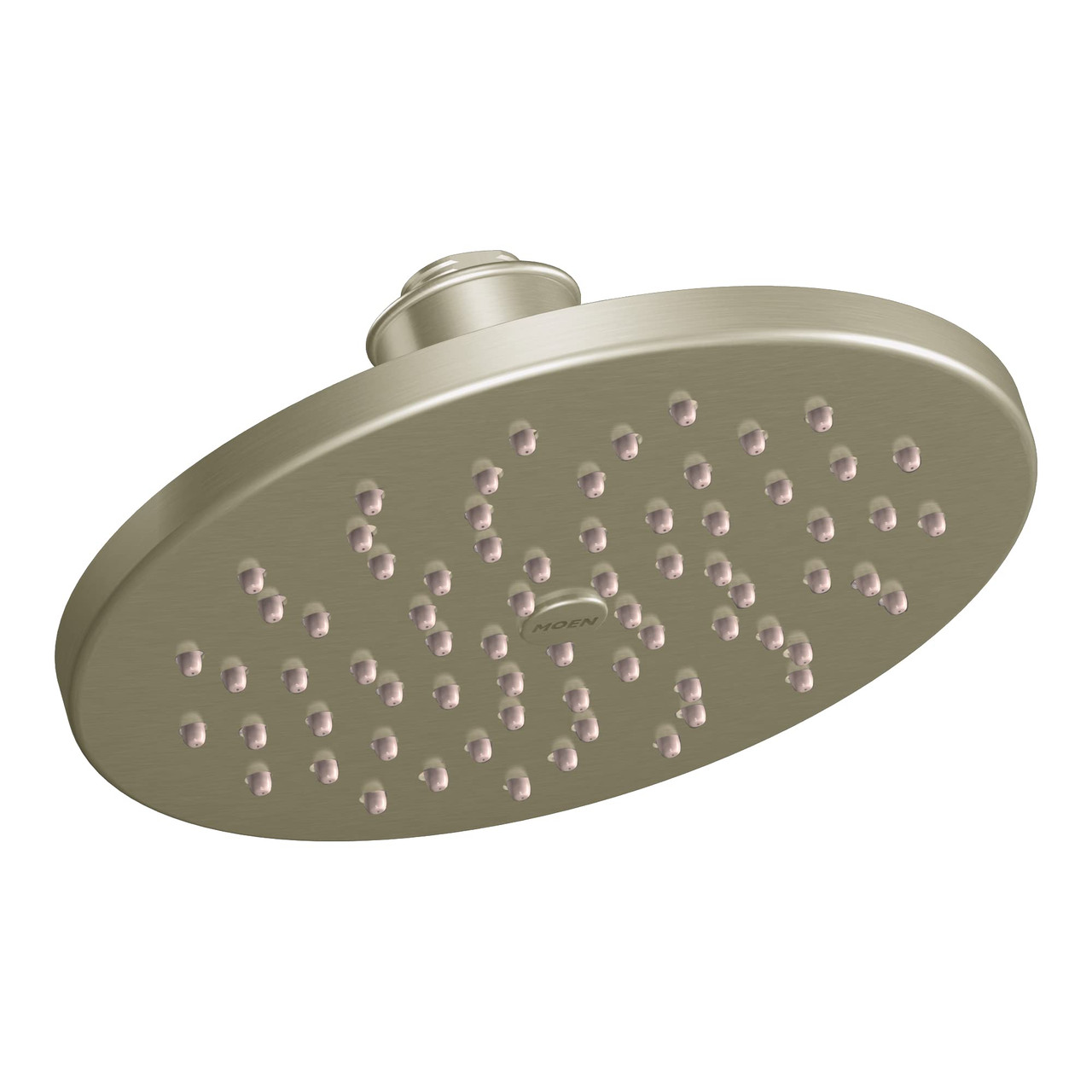 Moen 8 Inch Single Function Rainshower Showerhead with Immersion Technology in Brushed Nickel - S6360BN