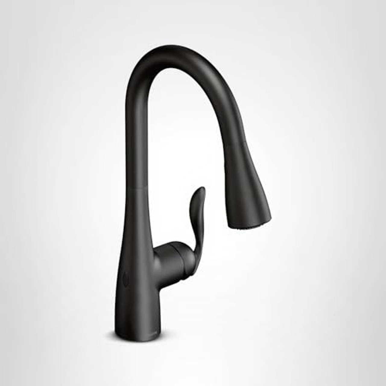 Moen Arbor Motionsense Wave Sensor Touchless One Handle Pulldown Kitchen Faucet Featuring Power Clean in Matte Black - 7594EWBL