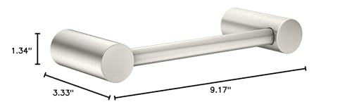 Moen Align 9 Inch Modern Hand Towel Bar in Brushed Nickel - YB0486BN