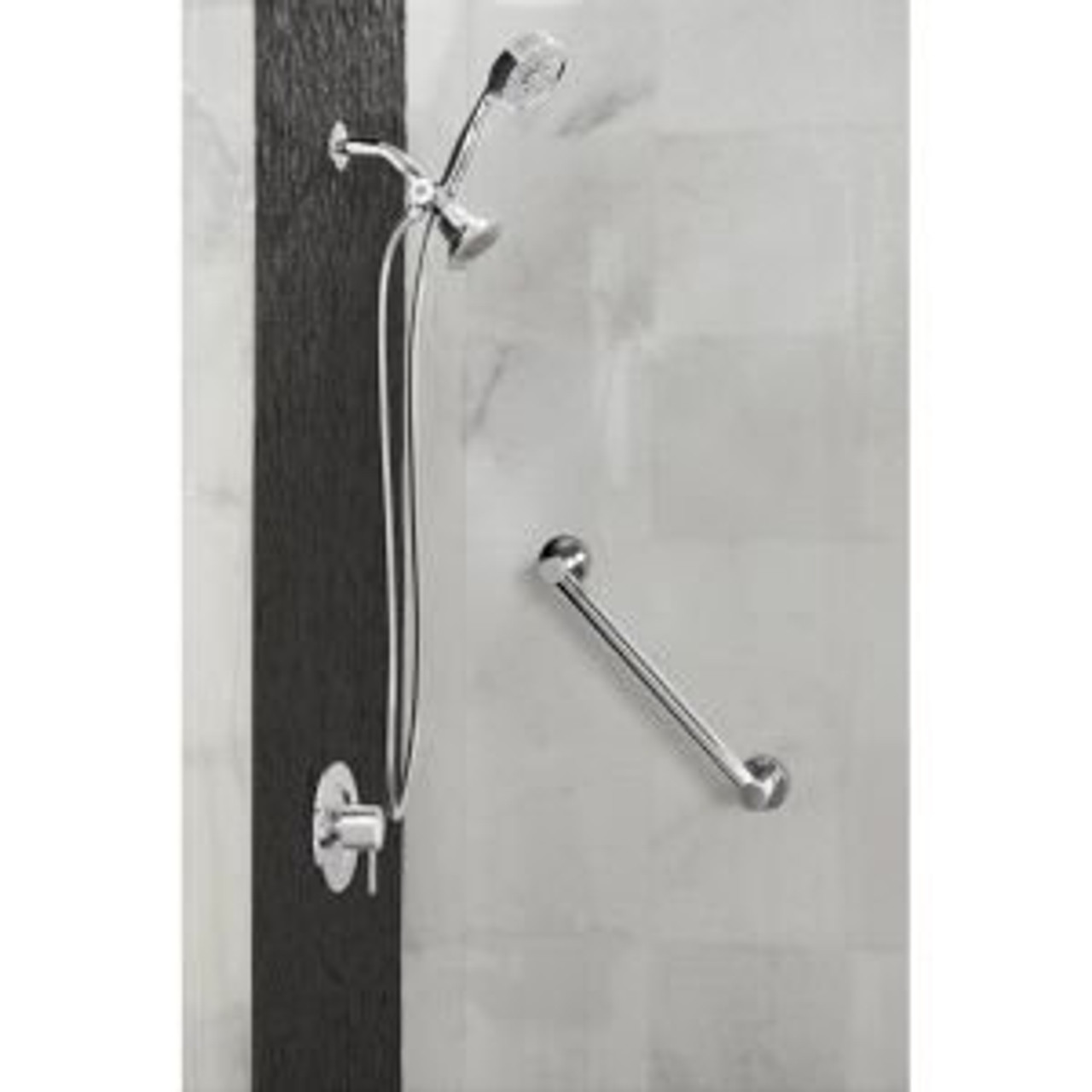Moen Align Bathroom Safety 12 Inch Stainless Steel Modern Bathroom Grab Bar in Chrome - YG0412CH