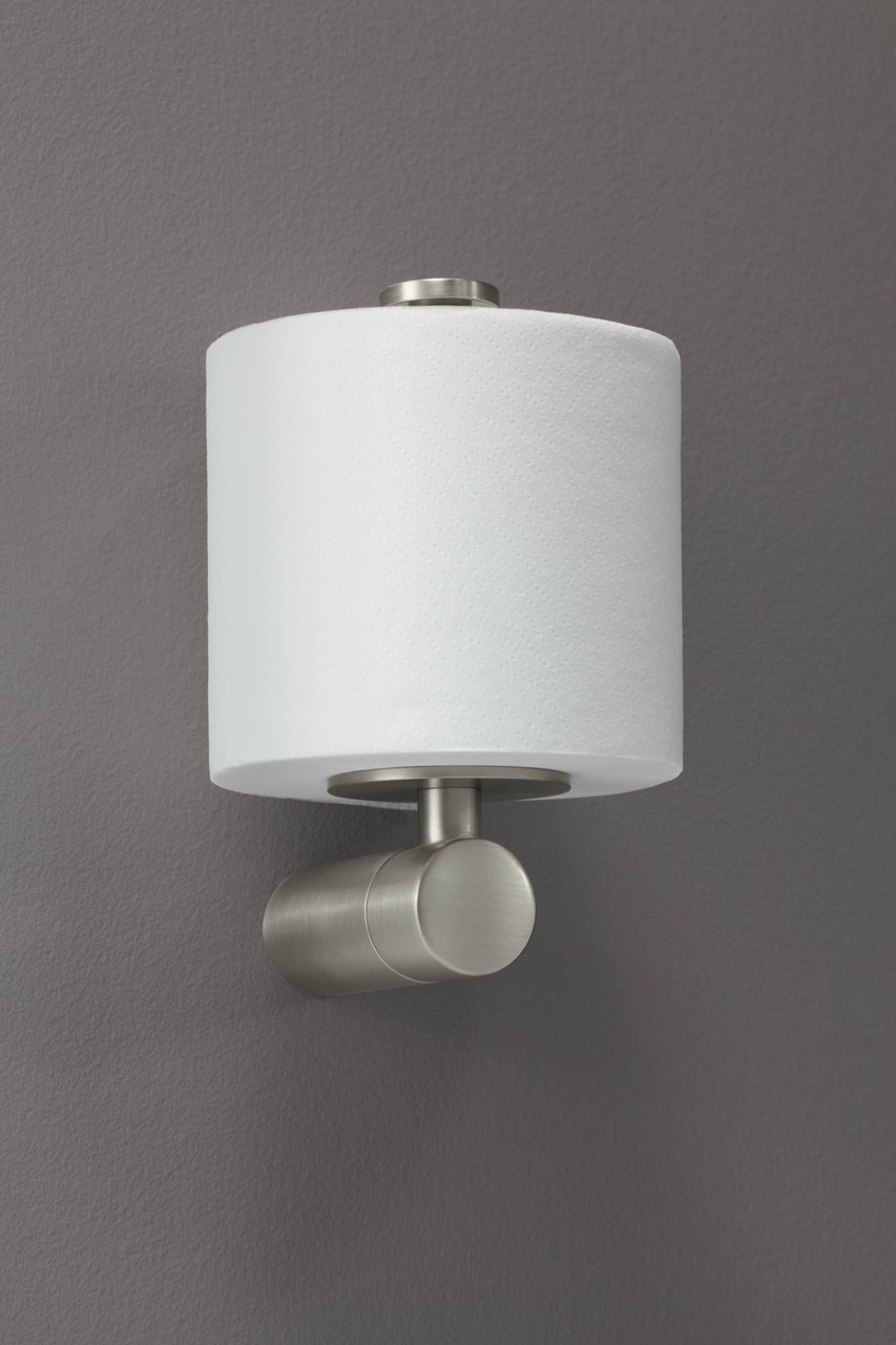 Moen Align Single Post Modern Toilet Paper Holder in Brushed Nickel - YB0409BN