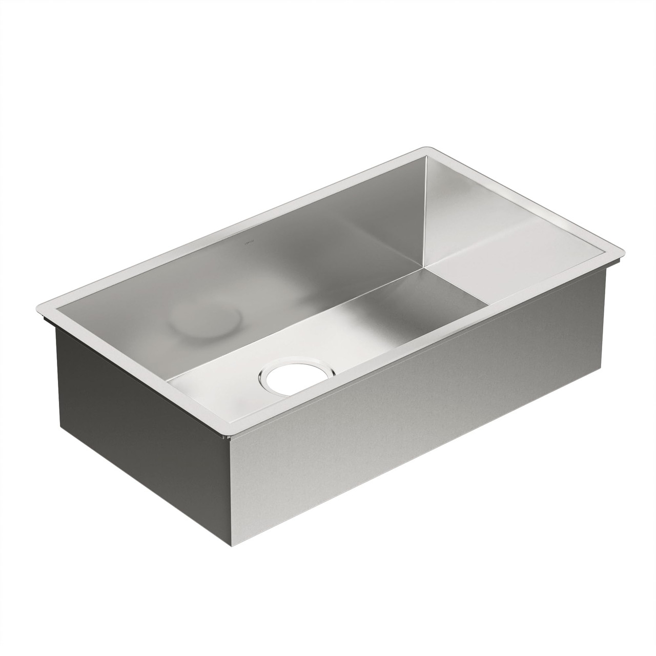 Moen Prep 18 Gauge Steel Undermount Single Bowl Kitchen Sink 31 Inch x 18 Inch Stainless Steel in Stainless Steel - G18180