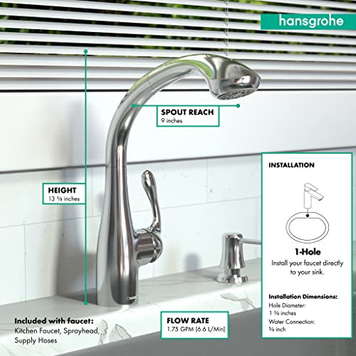 Closeout Open Box Hansgrohe 06461000 Allegro E Kitchen: Chrome