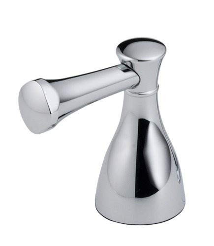 Closeout Open Box Delta Lockwood H240 Metal Lever Handle Set - 2H Bathroom - Two Handle Lever: Chrome