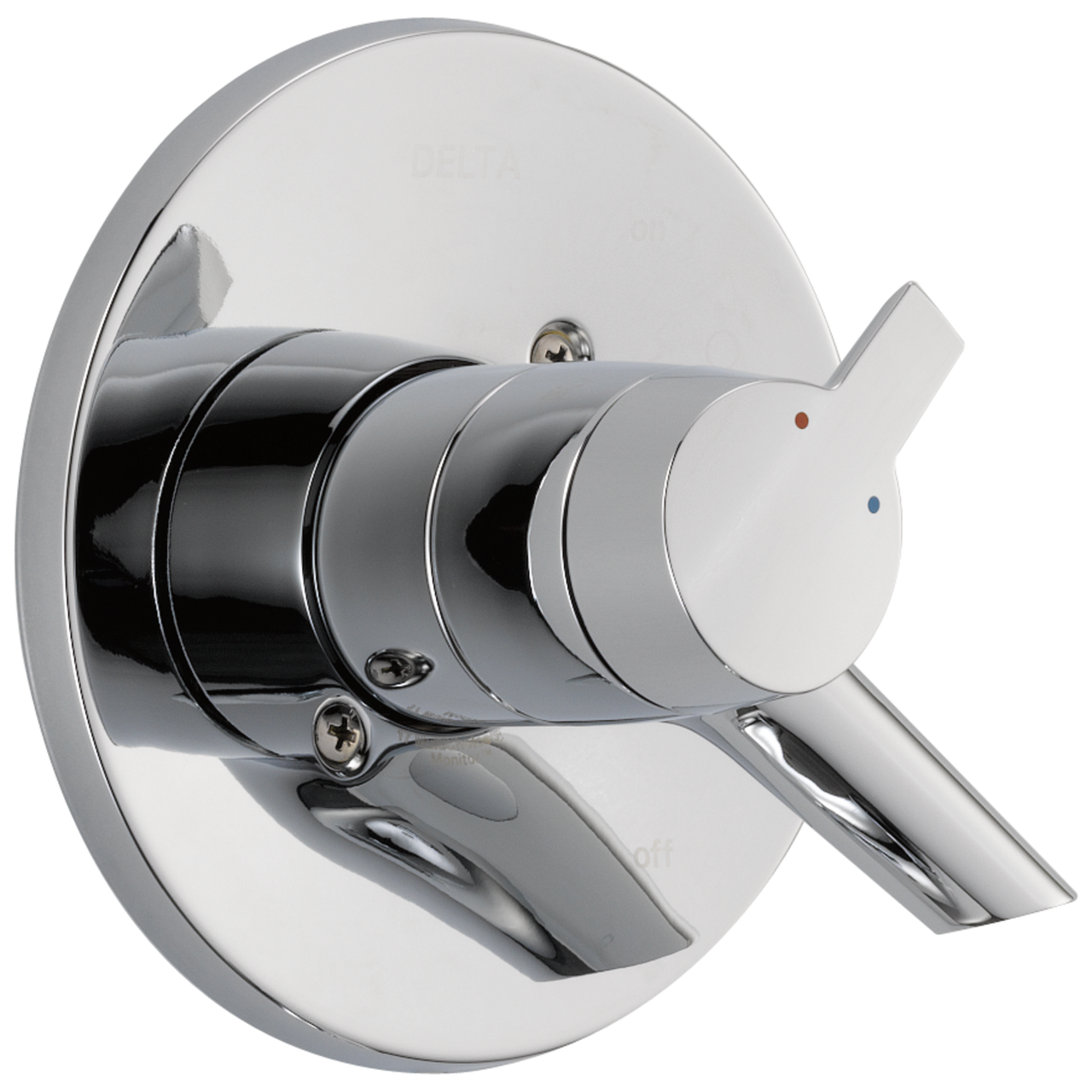 Closeout Open Box Delta Compel T17061 Monitor 17 Series Valve Only Trim - Single Handle Lever: Chrome