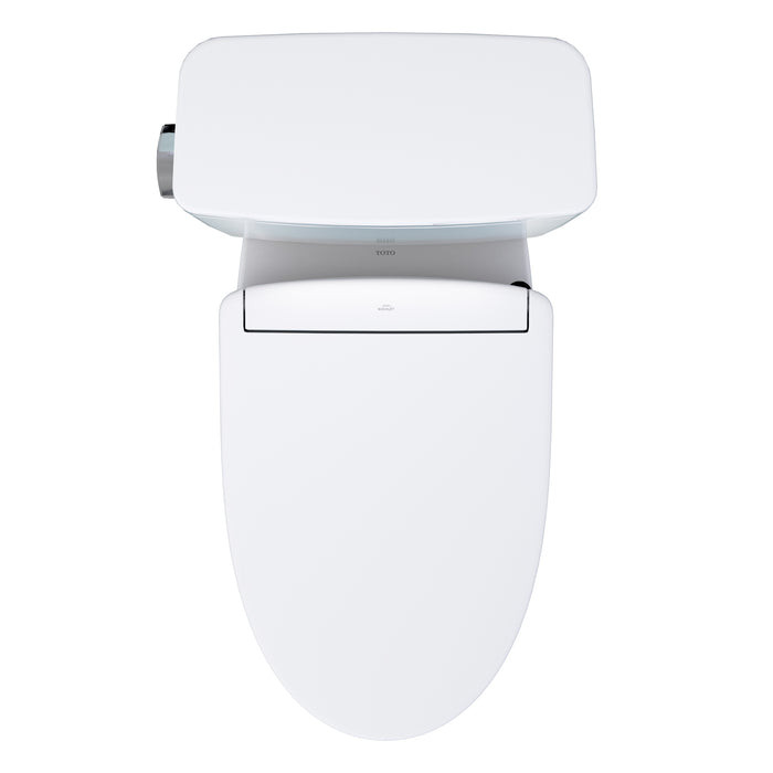 TOTO Drake 2-Piece Elongated Toilet with S5 Bidet Seat, 1.6 GPF in Cotton White