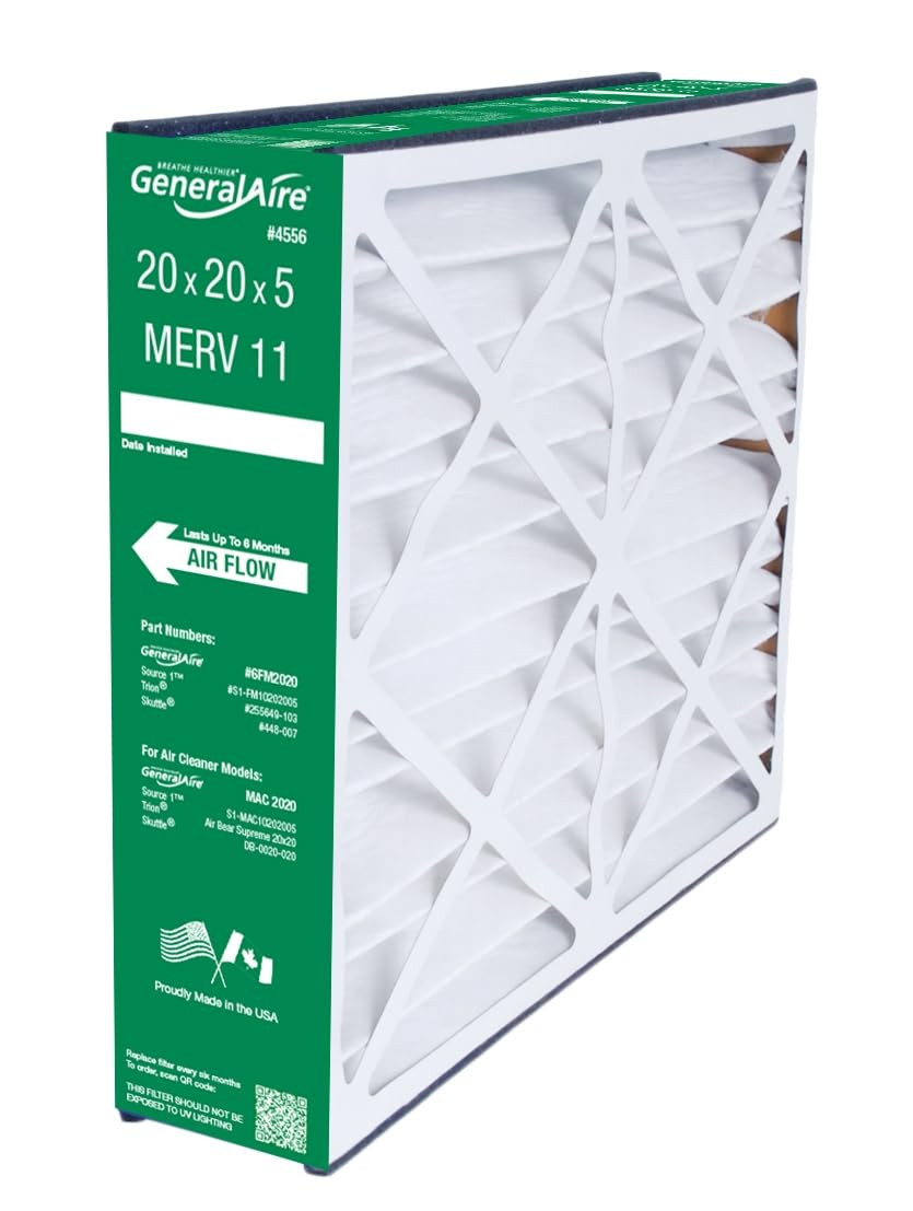 GeneralAire 20x20 Furnace Media Air Filter - 6FM2020 - 6 pack