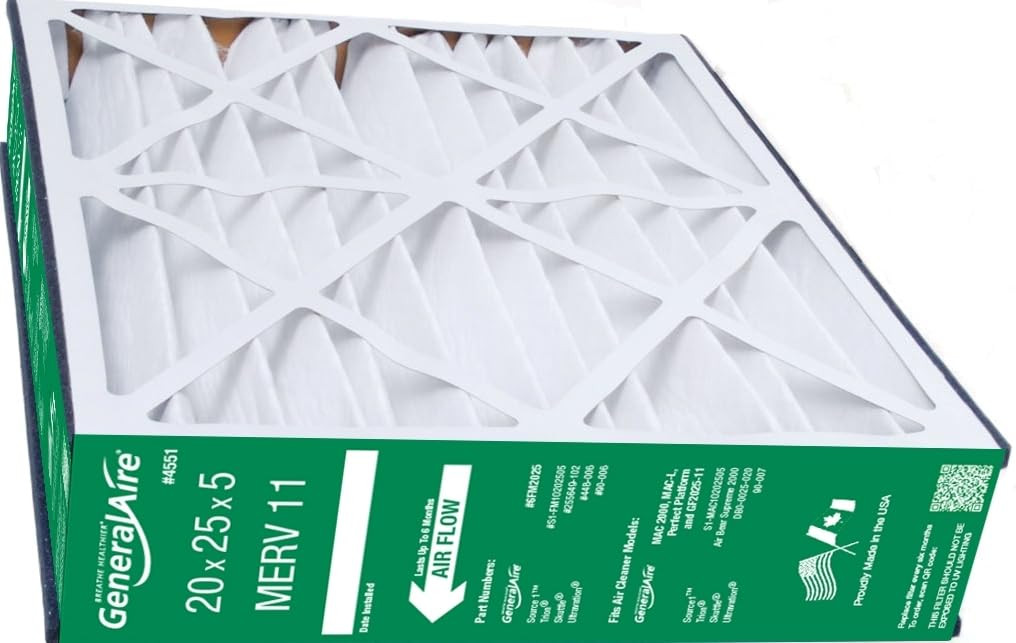 GeneralAire 20x25 Furnace Media Air Filter - 6FM2025 - 54 pack (Pallet)