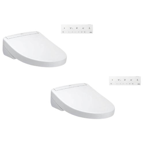 Toto S5 Washlet with Remote - Round in Cotton White - 2 pack