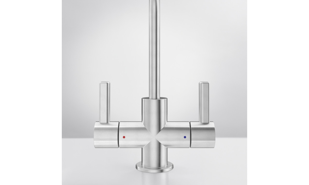 Franke UNJ-HC-304 Universal Hot and Cold Water Dispenser with J Spout in Stainless Steel