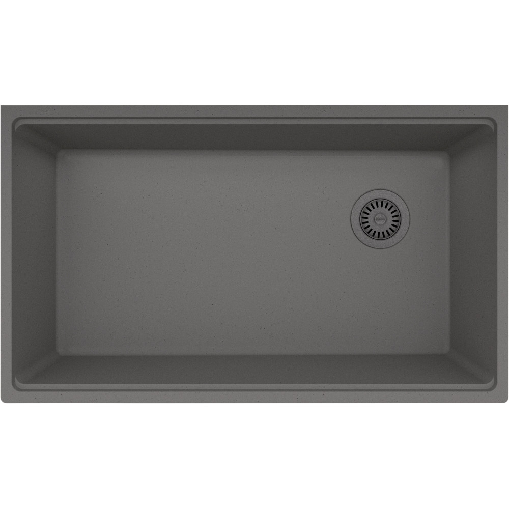 Franke MAG11031OW-SHG Maris Undermount Granite Stone Grey Single Bowl Sink