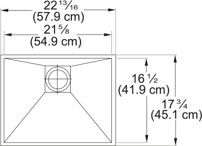 Franke PKX11021 PEAK Single Bowl Stainless Steel