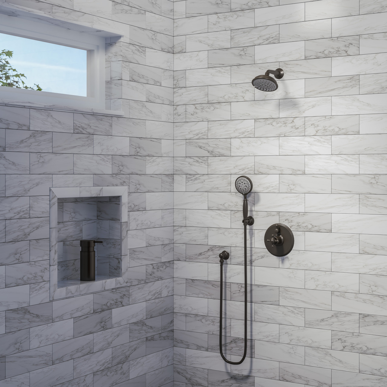 California Faucets Traditional 5-5/8" Multi-Function Showerhead in Polished Chrome - SH-073.25-PC