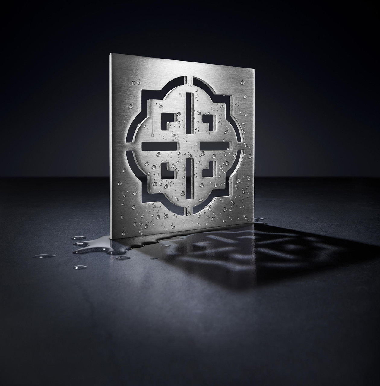 California Faucets Strathmore StyleDrain Trim Grid Only in Burnished Brass - 9195-A-BBU