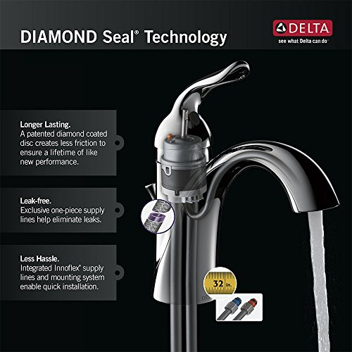 Delta Leland 978-SD-DST Single Handle Pull-Down Kitchen Faucet with Soap Dispenser - Single Handle Lever: Chrome