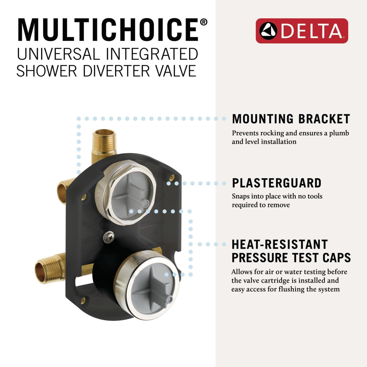 Delta R22000 Integrated Shower Diverter Rough Universal