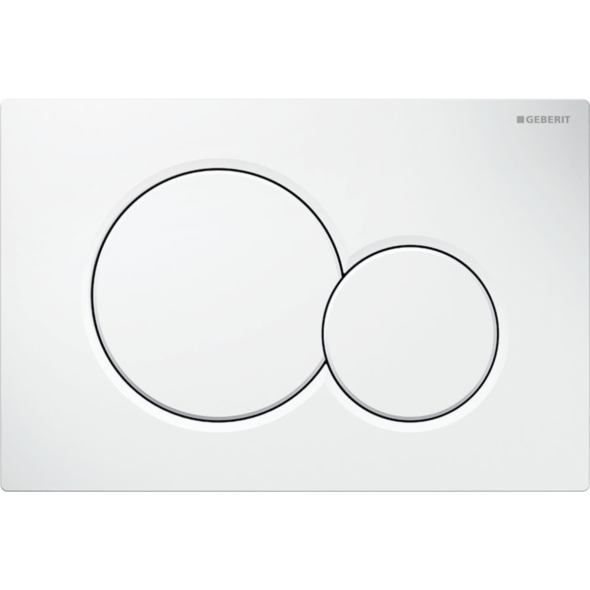 Plaque déclenchement double touche SIGMA blanc GEBERIT - 115.770.11.5 Plaque déclenchement double touche SIGMA blanc GEBERIT - 115.770.11.5