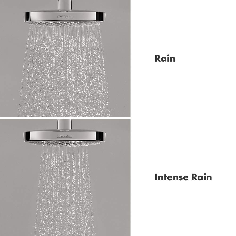 Hansgrohe 04387820 Croma Select E Shower Head 180 2-Jet, 1.8 GPM in Brushed Nickel