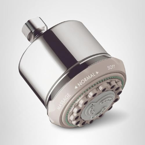 Hansgrohe 28496001 Clubmaster Shower Head 3-Jet, 2.5 GPM in Chrome