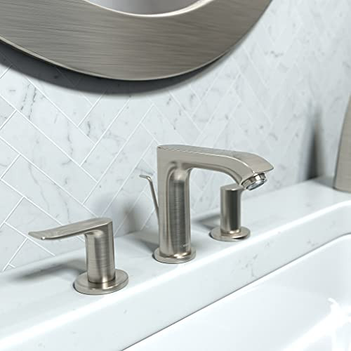 Hansgrohe 31083821 Metris Widespread Faucet in: Brushed Nickel