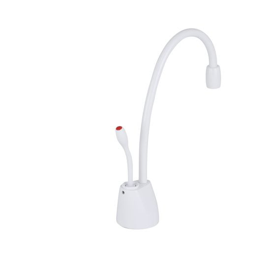 InSinkErator Indulge GN1100 Contemporary Instant Hot Water Dispenser Faucet in White - 44251A