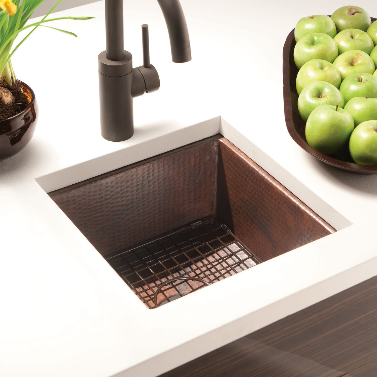 Native Trails CPS434 Cantina Bar and Prep Sink: Polished Copper