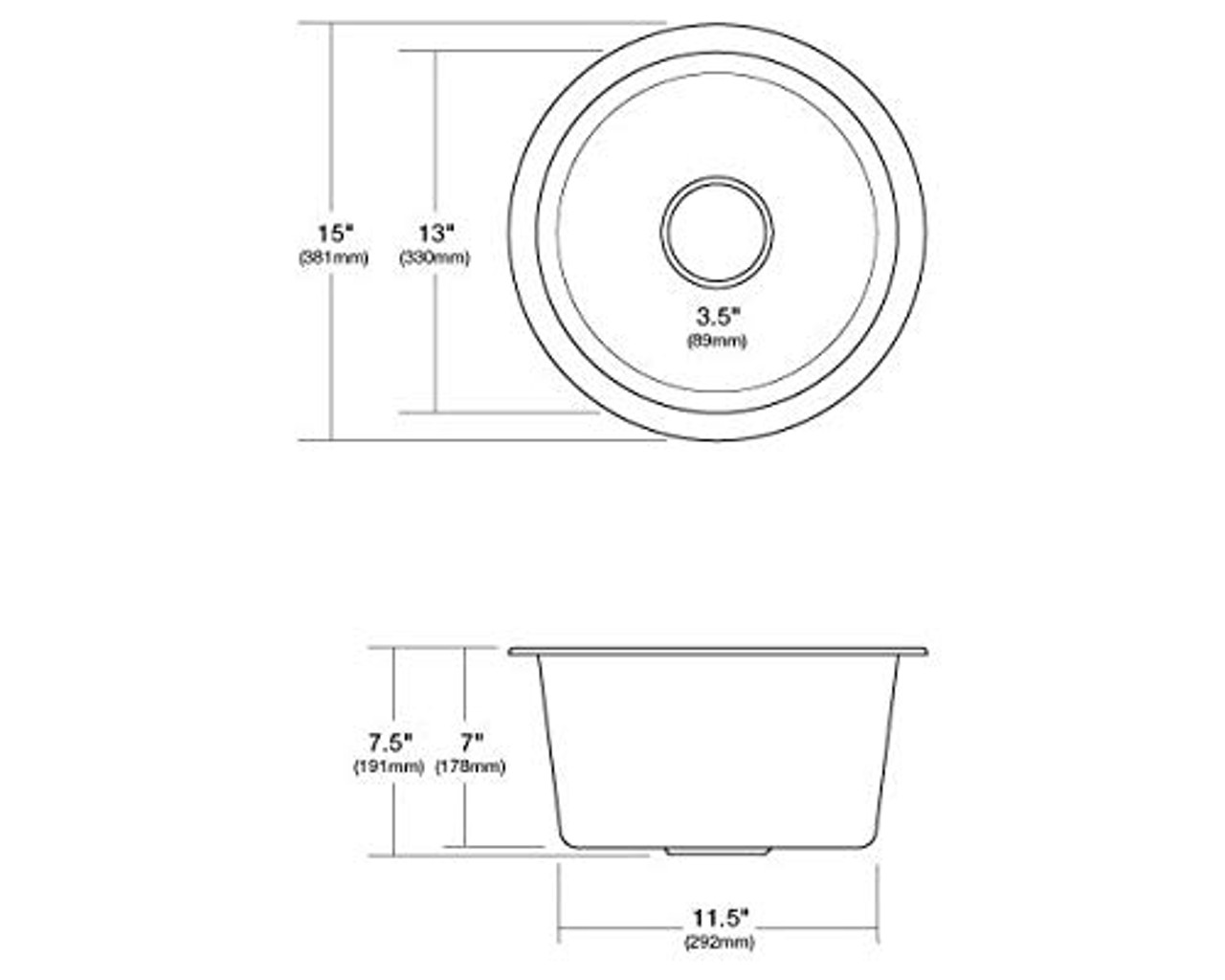 Native Trails CPS560 REDONDO CHICO: Hammered Copper Bar/Prep Sink